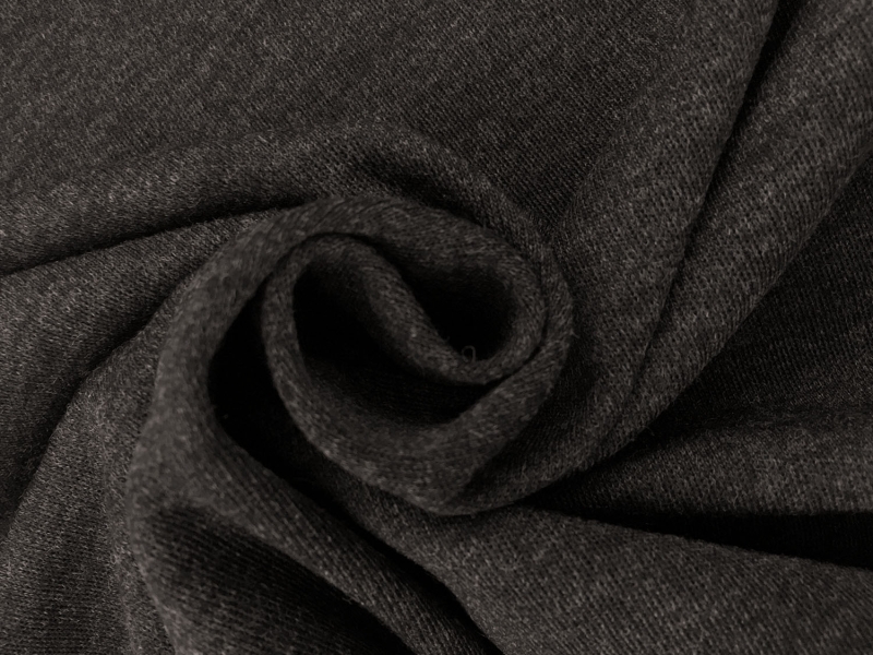 Austrian Virgin Wool Heavy Double Knit in Heather Charcoal1