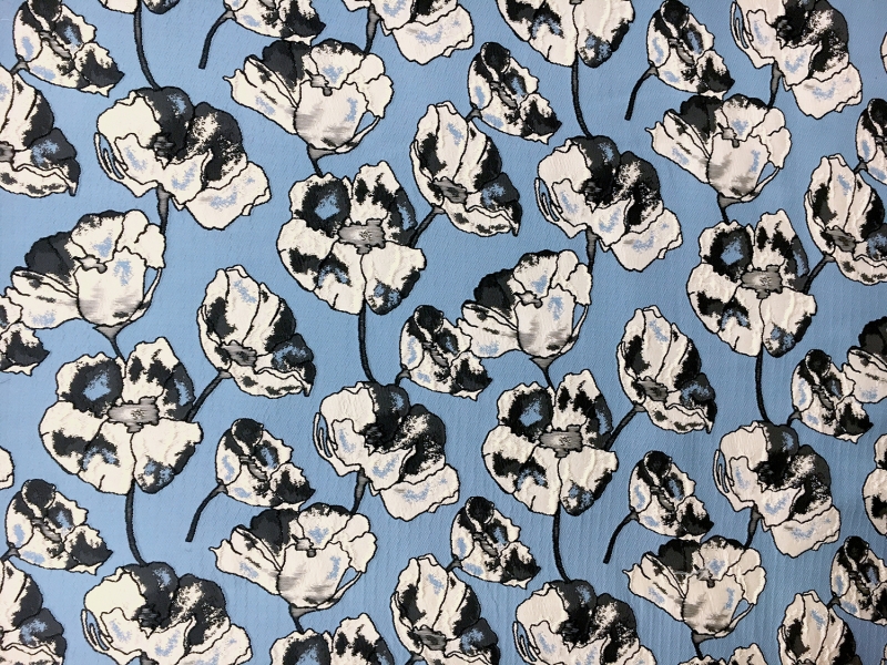 Floral Brocade with Poppies0