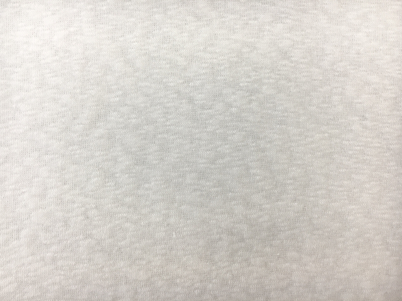 Japanese Cotton Blend Terry Knit in White1