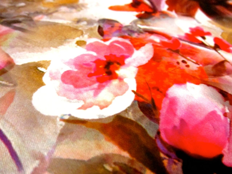 Scuba Knit Floral Print2