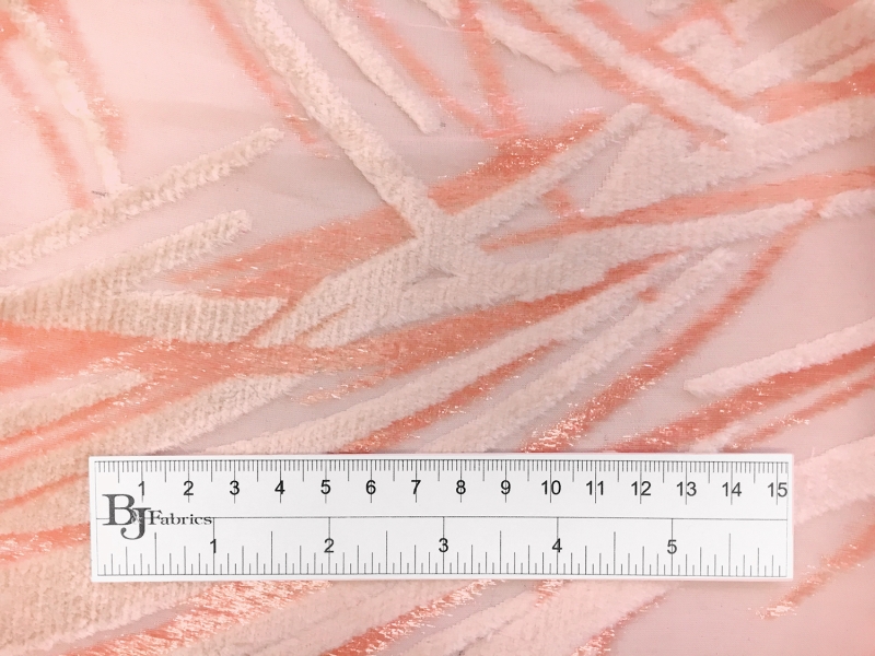 Silk and Lurex Velvet with Abstract Strokes1