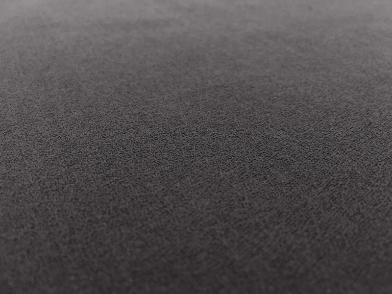Italian Wool Crepe in Dark Grey0