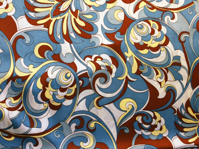 Printed Silk Charmeuse1