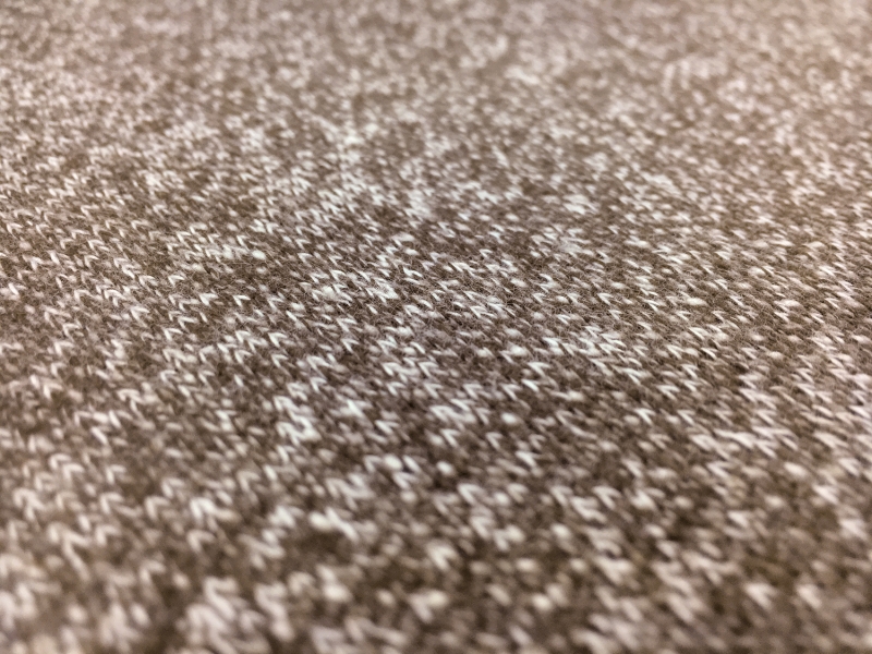 Large Loop Cotton French Terry Knit in Coffee3