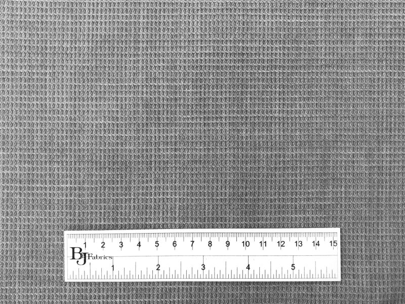 Italian Grey Wool Waffle Crepe3