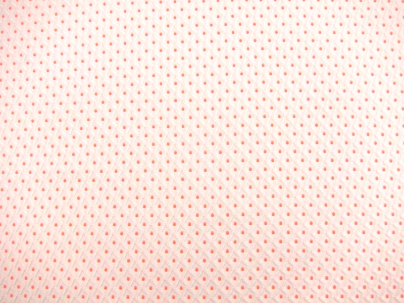 Cotton Blend Brocade (in Neon Red)0