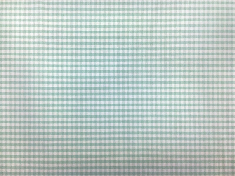 1/8" Cotton Gingham in Seafoam0