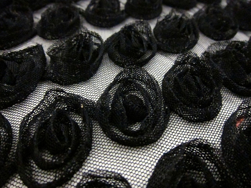 Tulle Rosettes on Tulle2