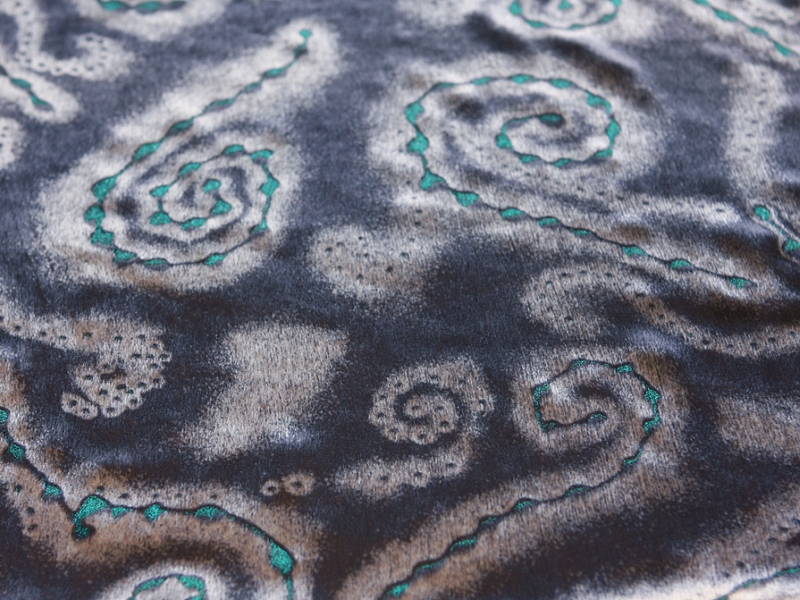 Sparkle Painted Panné Velvet2