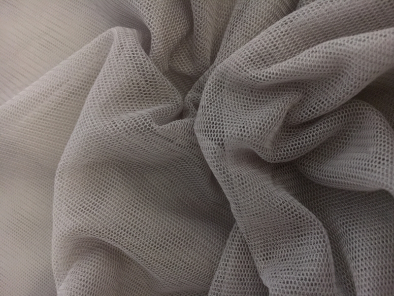 Nylon Bobbinet in Silver0