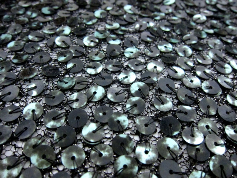 Sequins on Metallic Tulle2