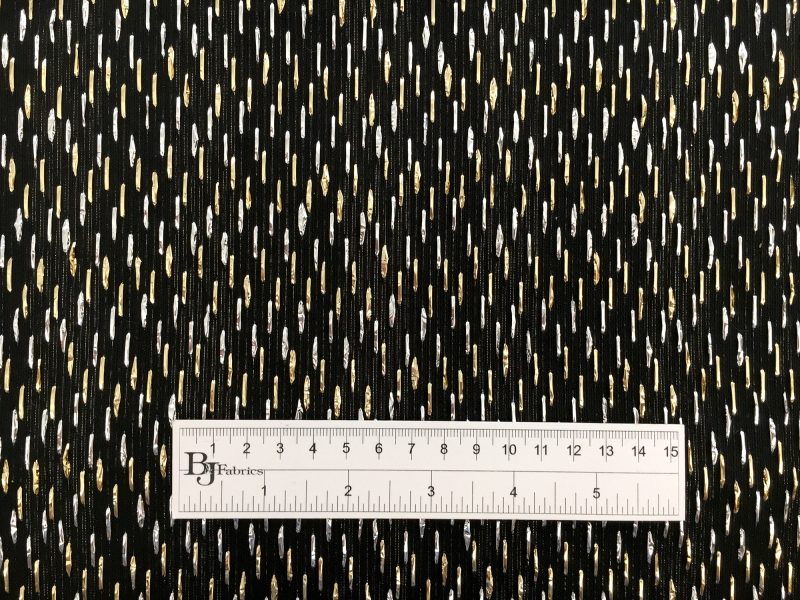 Silk and Cotton Blend Metallic Raffia2