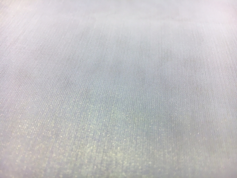 Microfiber Gold Metallic Chiffon in Light Lilac2