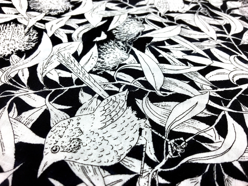 Australian Cotton Print With Aboriginal Motif2