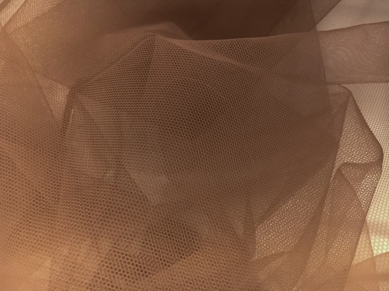 Nylon Tulle in Dark Nude0