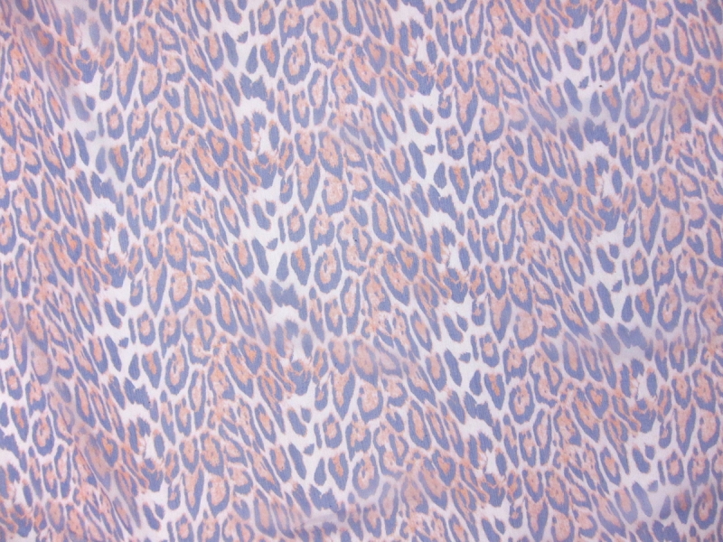 Printed Crinkle Silk Chiffon0