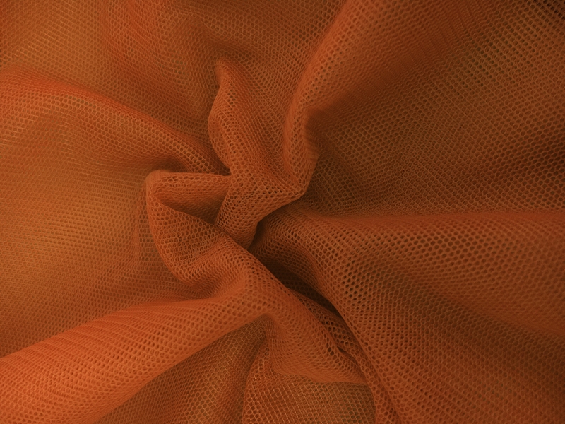 Nylon Bobbinet in Tannino0