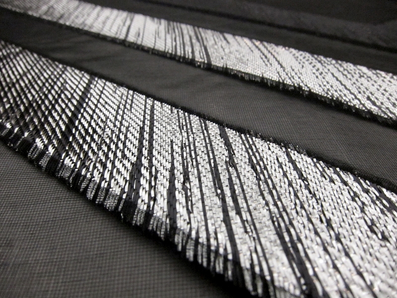 Silk Blend Metallic Fil Coupé Organza1