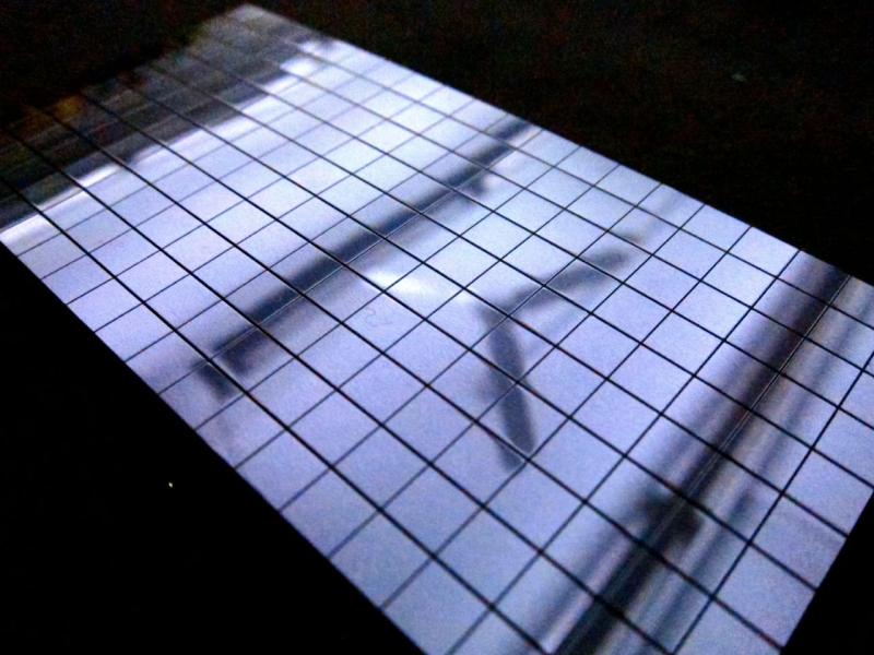 Adhesive Mirror Ball Tile Panel in Midnight0