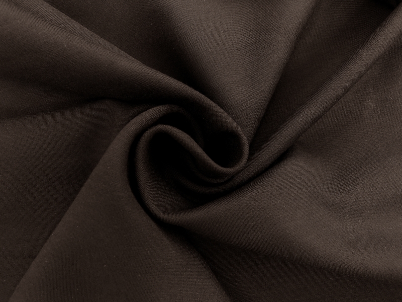 Doubleface Ponte Knit in New Chocolate2