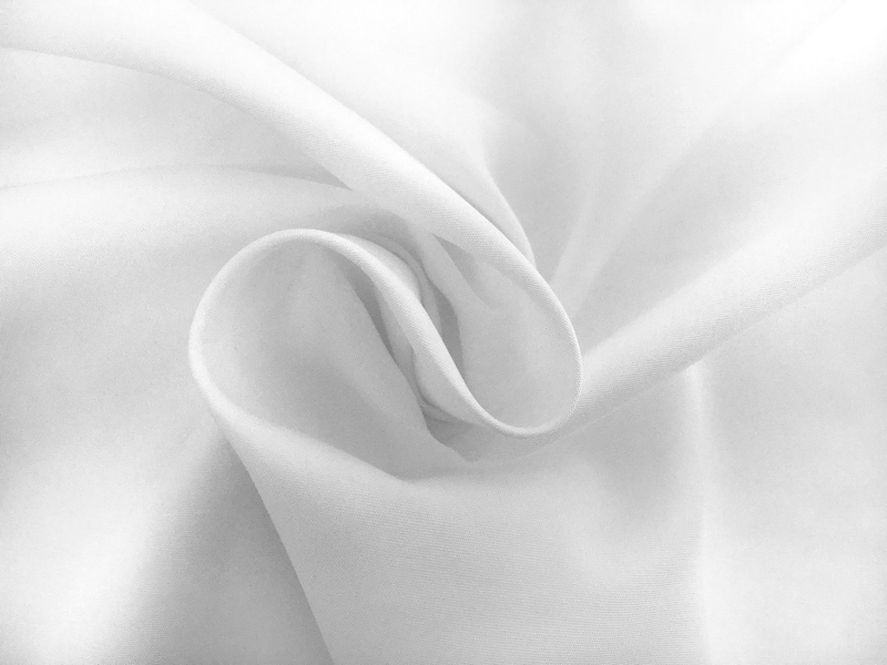 Imported Fine Cotton Poplin in White 1