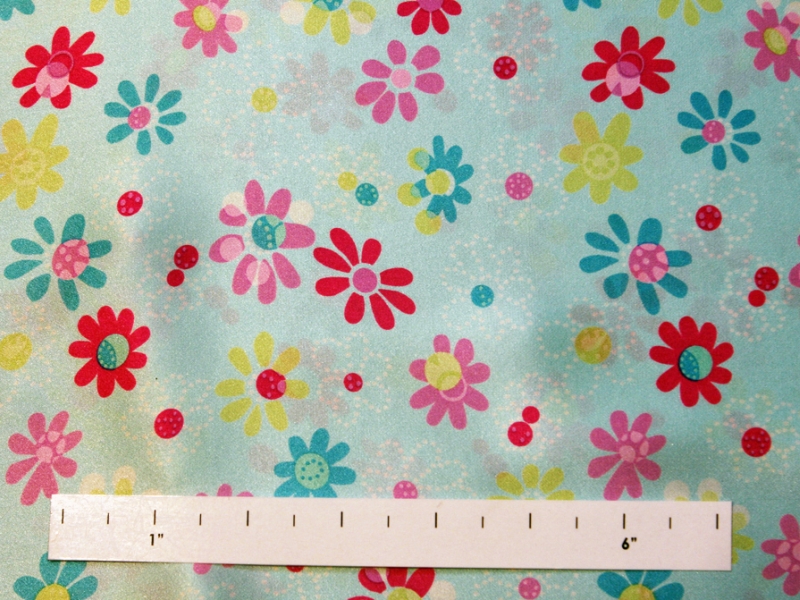 Printed Silk Charmeuse0