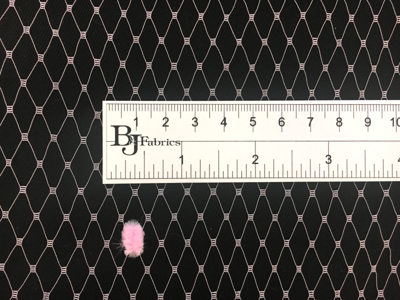 Birdcage Net with Poufs in Baby Pink2