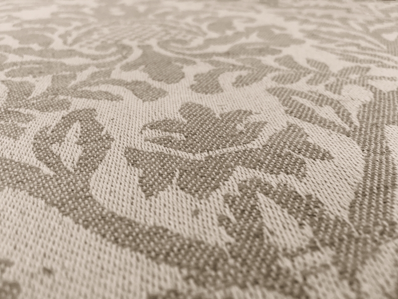 Doubleface Linen Upholstery Filigree Damask4