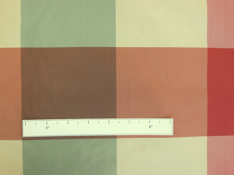 Pure Silk Taffeta Check1