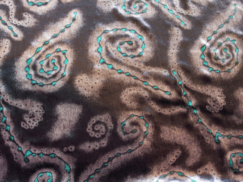 Sparkle Painted Panné Velvet0