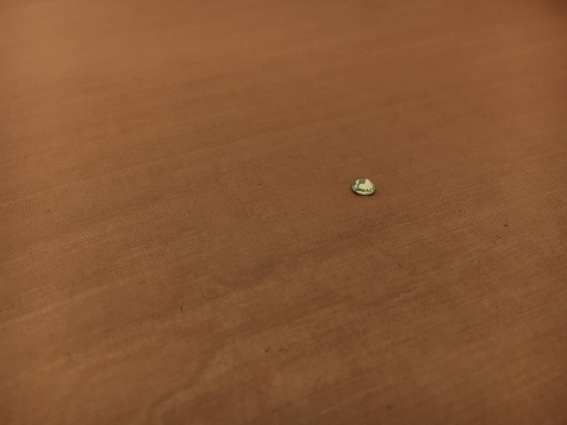 REDUCED Swarovski Crystals on Silk Chiffon0