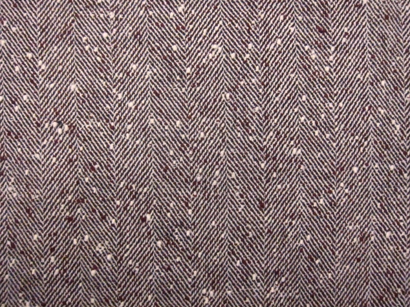 Virgin Wool Blend Tweed0