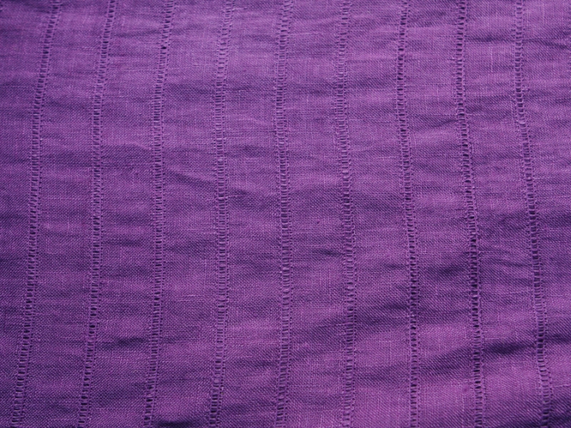 Linen Fagotting Purple0