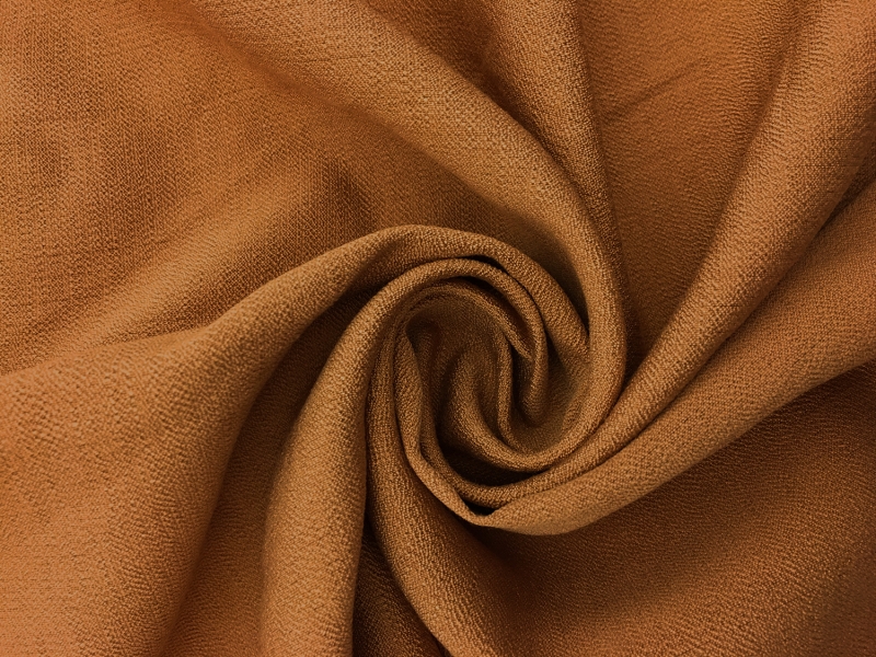 Rayon Nylon Crepe in Caramel 1
