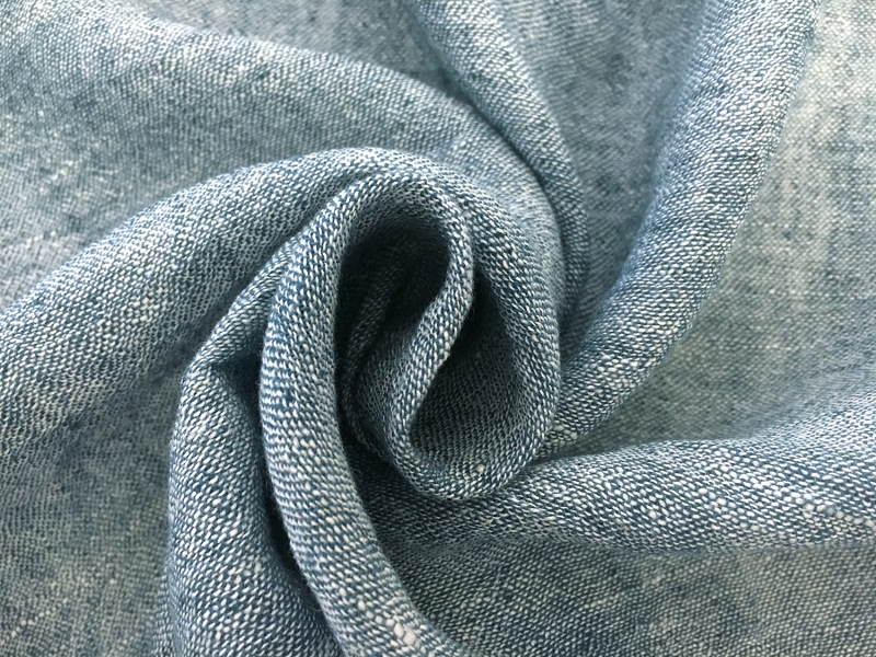 Crinkled Linen Gauze in Tropic2