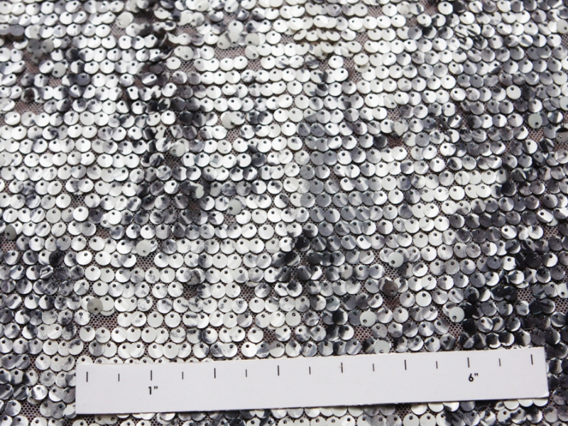 Novelty Printed Sequins on Tulle1