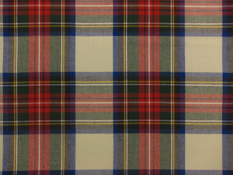 Heavy Woven Cotton Plaid0