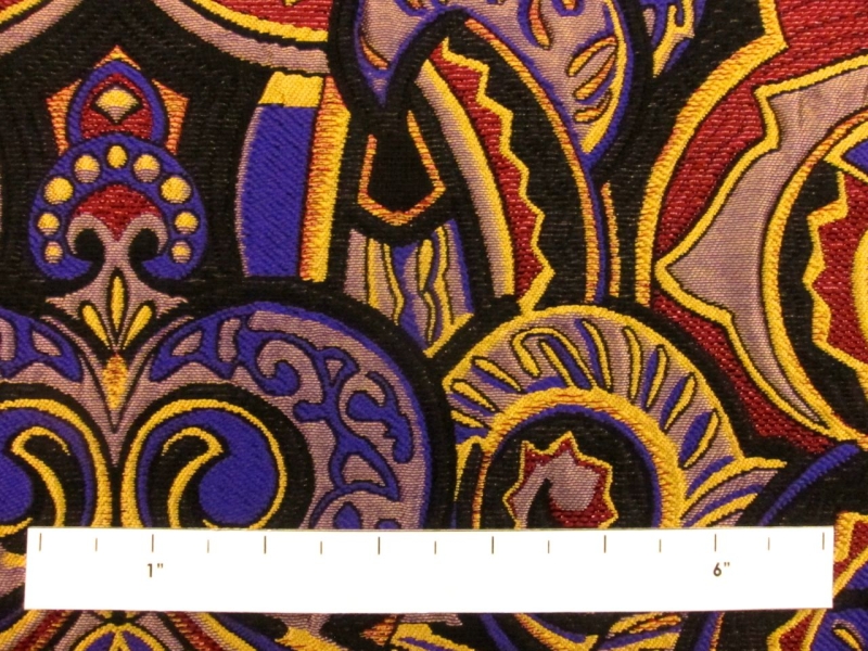 Metallic Silk Blend Brocade1