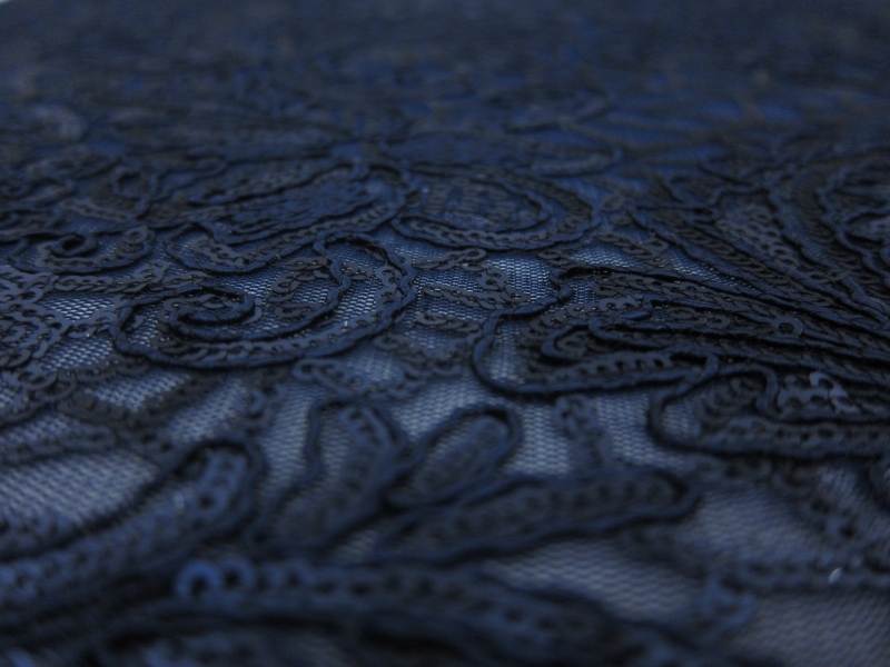 Tulle with Sequins and Cording2