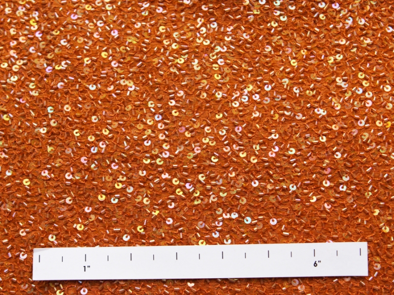 Sequins on Silk Chiffon1