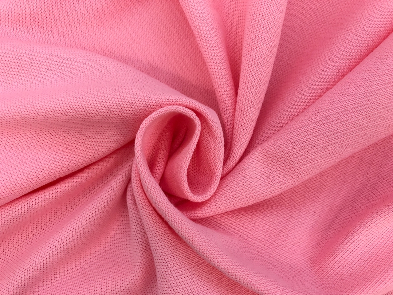 Japanese Cotton Pique Knit in Pink1