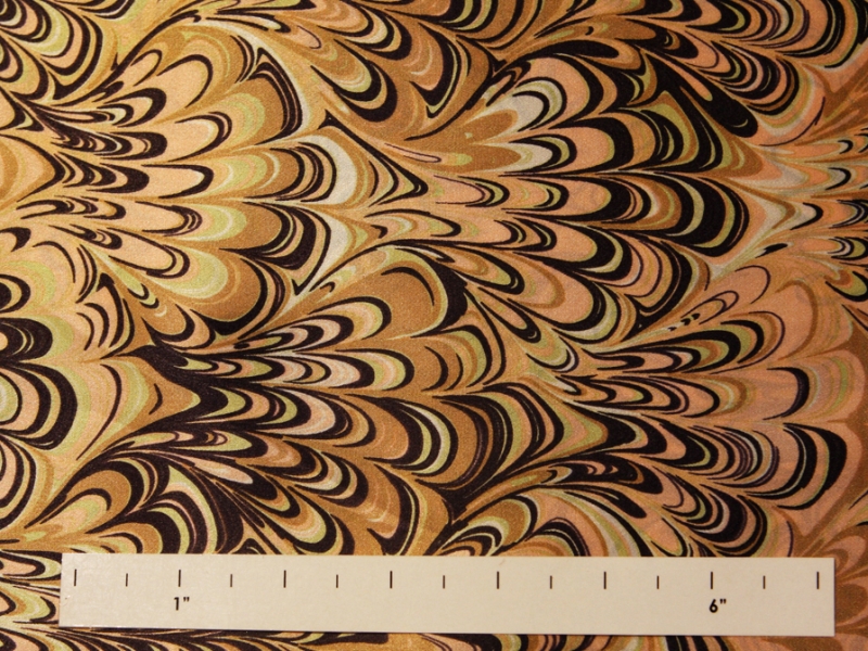 Printed Silk Charmeuse0