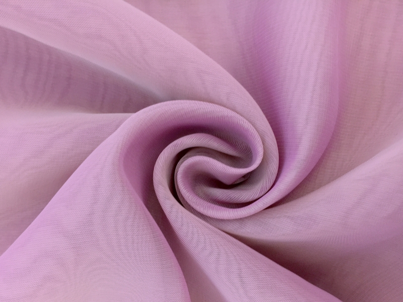 Iridescent Polyester Chiffon in Old Rose0