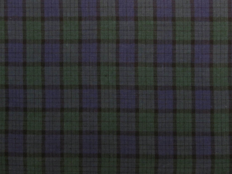 Linen Woven Plaid0