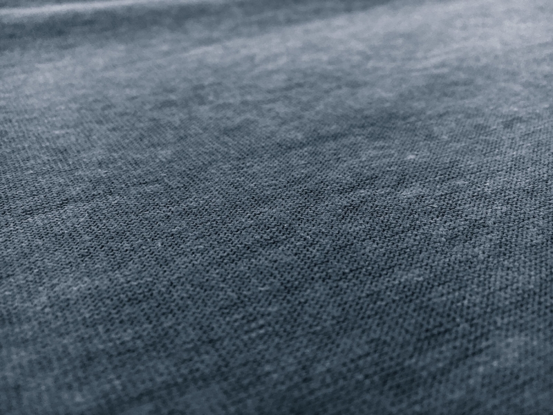 Hemp and Organic Cotton Jersey in Indigo0
