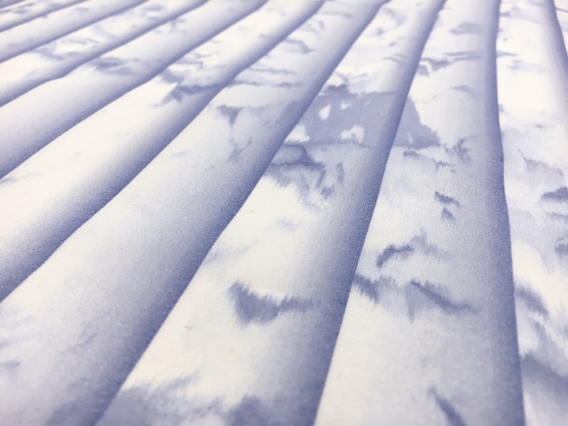 George Chakra Stripe Printed Lightweight Gazar Panel 2