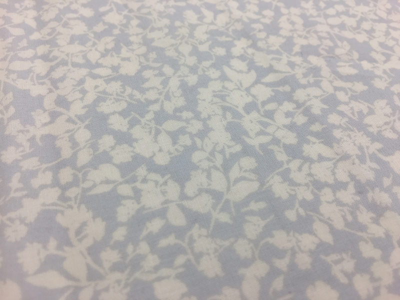 Cotton Broadcloth Print with Flowers2