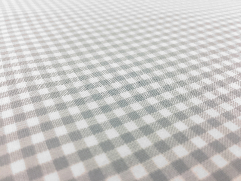 Carolina Cotton Gingham in Platinum2