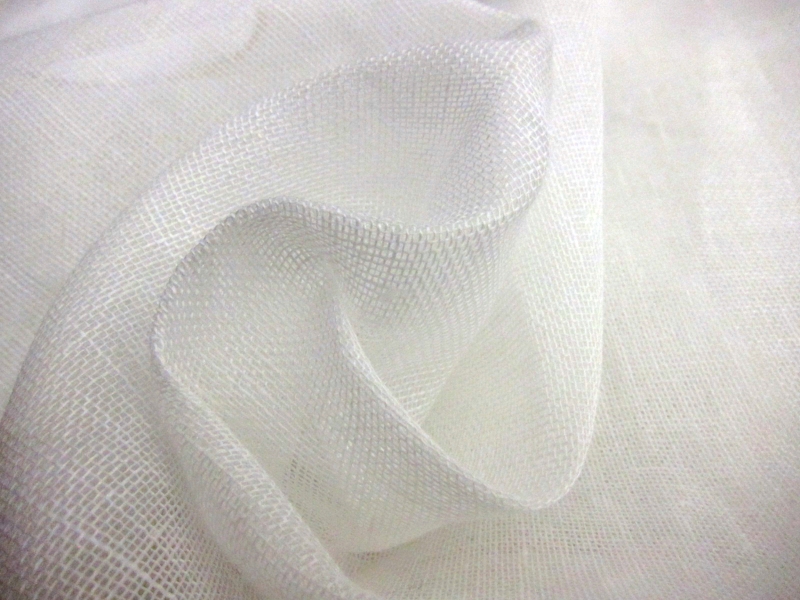Irish Linen Mesh White 1