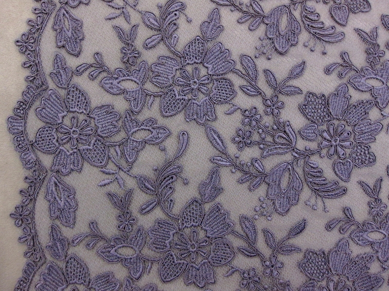 Corded Embroidered Novelty Tulle0